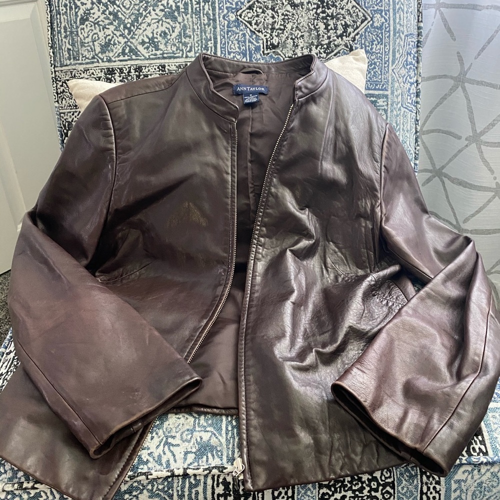 Age leather Moto Jacket